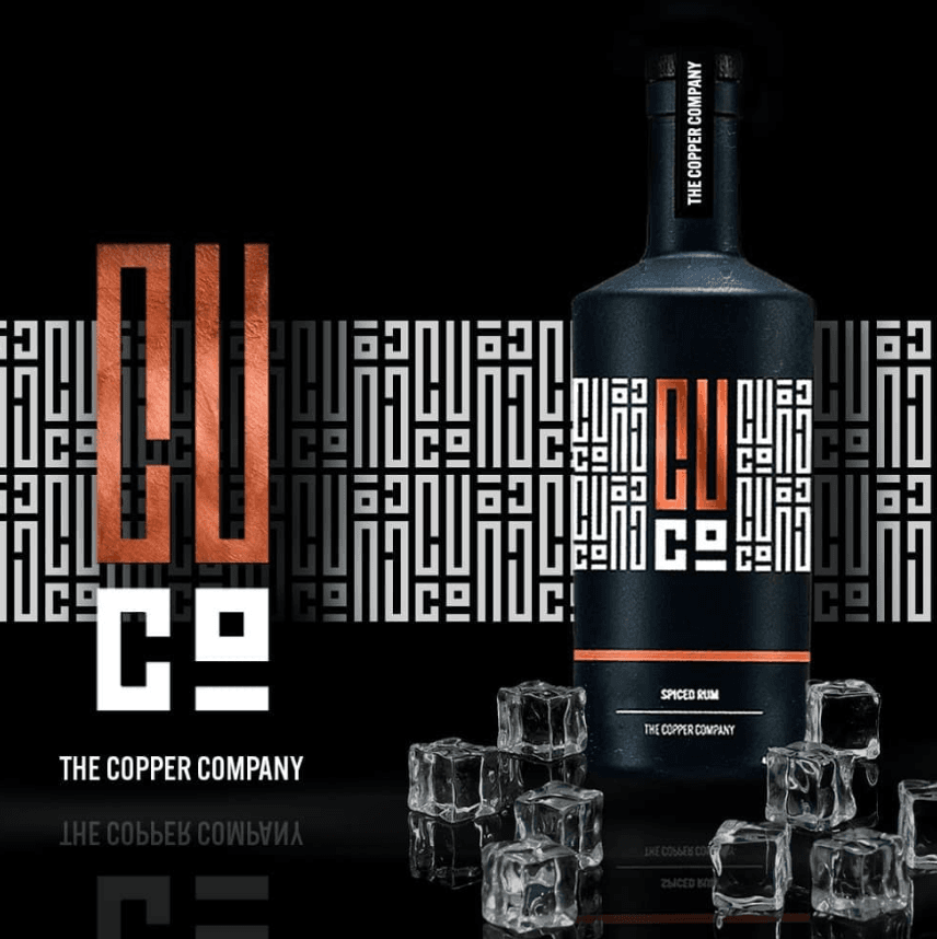 Copper Company Instagram post 1, brand-consistent social photography for rum product launch