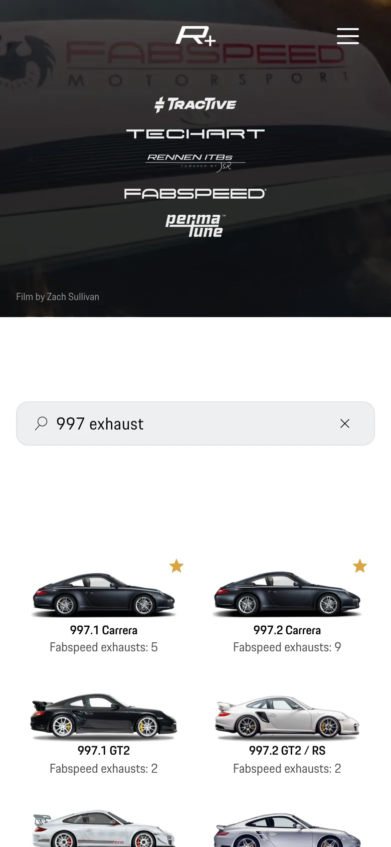 Search: "997 exhaust".